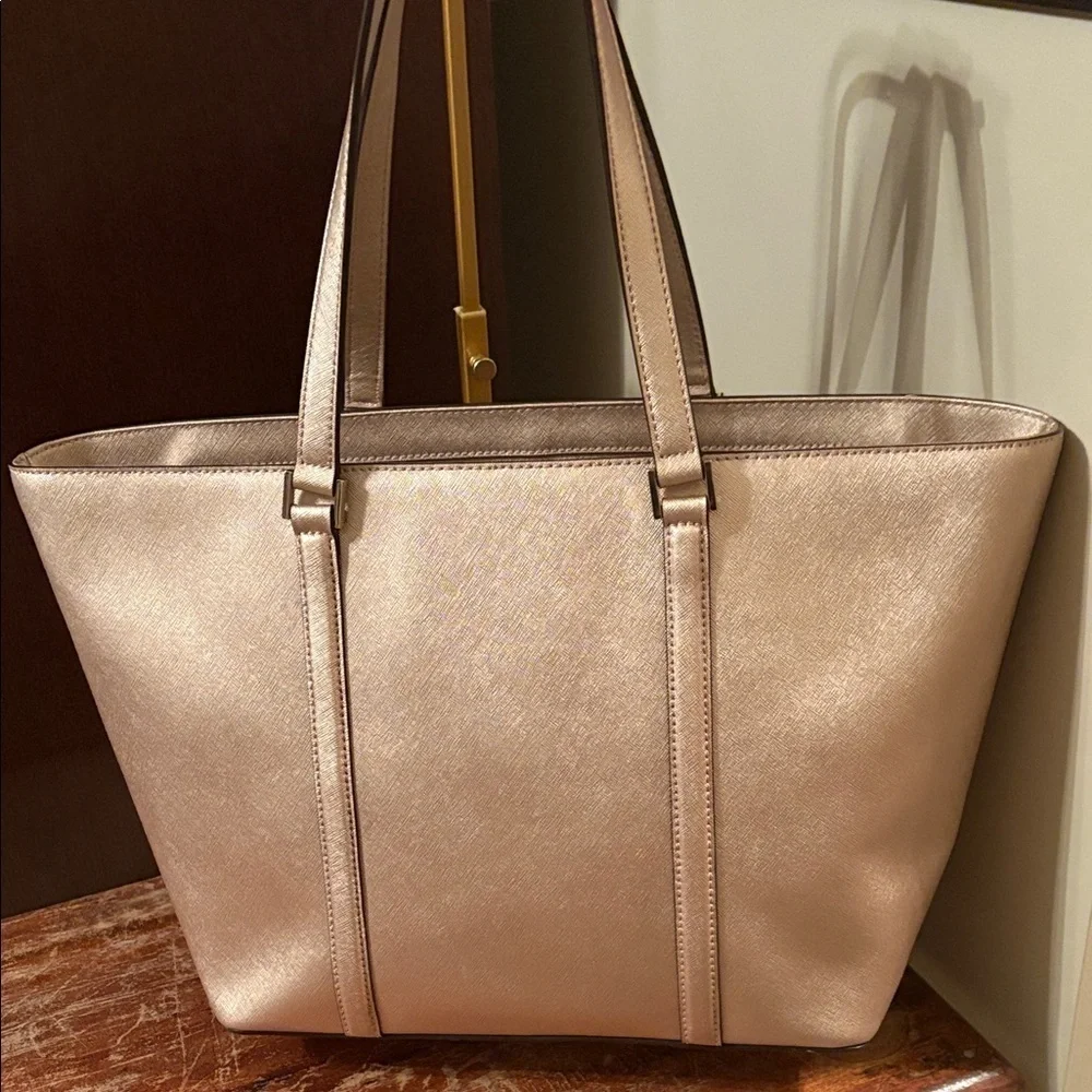 Kate Spade Rose Gold Tote Bag